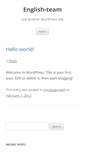 Mobile Screenshot of english-team.com